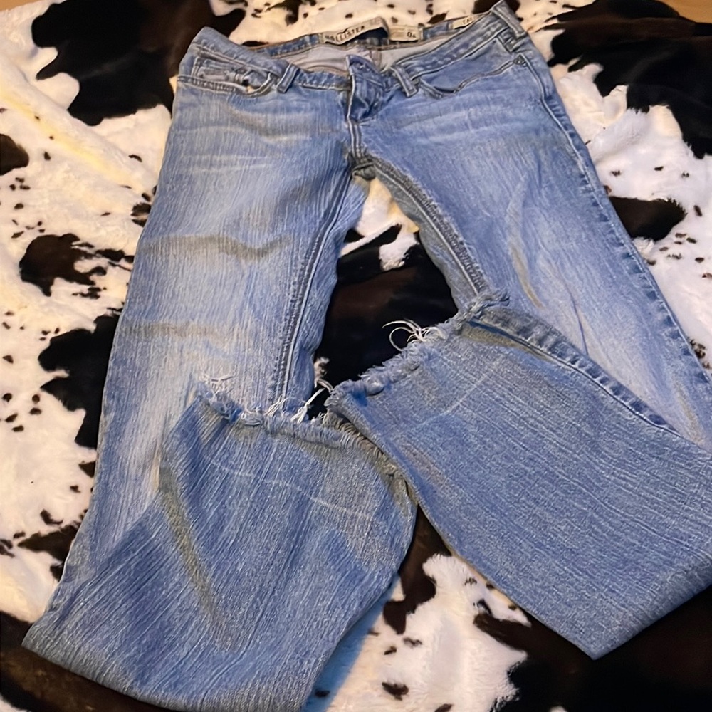 Holister low rise flared pants